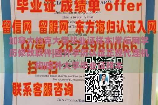 加拿大约克大学毕业证样本|学信网学历修改软件|国外学历认证正规代理机构|国外大学毕业证样本